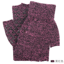 Load image into Gallery viewer, Winter Knitting Wool Leakage Finger Gloves Fleece Lined Padded Warm Keeping Cold-Proof Household