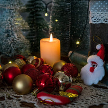 Load image into Gallery viewer, 4cm 50 PCs Christmas Hanging Christmas Ball Hand Painted Electroplating Ball Home Decoration Pendant