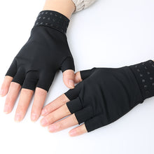Load image into Gallery viewer, Dispensing Half Finger Pressure Gloves Cycling Non-Slip Warm Rehabilitation Training Fitness Exercise Gloves