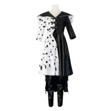 Load image into Gallery viewer, Movie Black and White Witch Kuila Cos Costume Cosplay Halloween Stage Performance Costume...