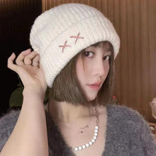 Load image into Gallery viewer, New Loose Woolen Cap Women's 2023 Autumn and Winter Warm Ear Protection Knitted Hat Men