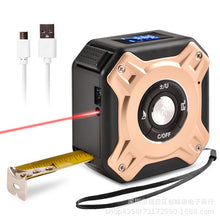 Load image into Gallery viewer, USB Rechargeable 40m Measure Digital Tape With Roll Cord Mode Laser Measure Tape High Impact Professional Measuring Tool