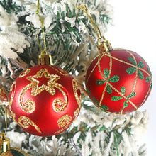 Load image into Gallery viewer, Christmas Decoration Supplies 6cm Special-Shaped Electroplating Plastic Ball Painted Christmas Ball Set Ball Pendant