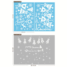 Load image into Gallery viewer, Christmas Decorations Glass Electrostatic Sticker Christmas Party Decoration Snowflake Window Stickers Christmas Hanging Ball Bell Stickers