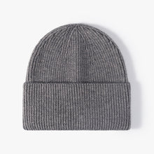 Load image into Gallery viewer, Knitted Hat Women's Outdoor Winter Brimless Beanie Hat Fashion Travel Shopping Men's Jacquard Black Wool Hat