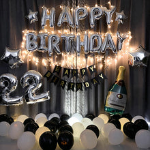 Load image into Gallery viewer, Christmas Birthday Decoration Balloon Set Golden Birthday Scene Layout Party Balloon
