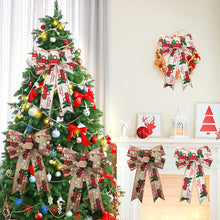 Load image into Gallery viewer, Christmas Ribbon Bow Christmas Decorative Bowknot DIY Bow Ribbon