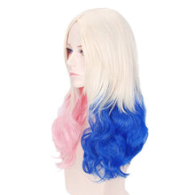 Load image into Gallery viewer, Suicide Squad Movie Wig Little Ugly Girl Cosplay Wig Harley Quinn Cos Gradient Styling Wig