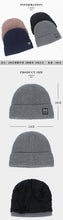 Load image into Gallery viewer, Winter New Wool Hat Autumn and Winter Thermal Knitting plus Velvet Thickened Cold Protection Cotton-Padded Cap Cycling