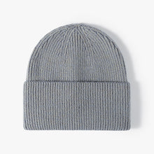 Load image into Gallery viewer, Knitted Hat Women's Outdoor Winter Brimless Beanie Hat Fashion Travel Shopping Men's Jacquard Black Wool Hat