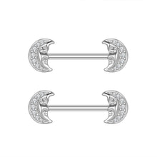 Load image into Gallery viewer, Jewelry Zircon Nipple Ring Adhesive Nail Piercing