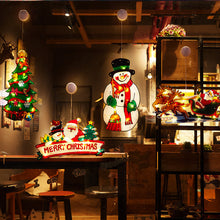 Load image into Gallery viewer, LED Wall Hanging Suction Lamp Christmas Shop Window Decoration Lamp Holiday Scene Layout Ambience Light