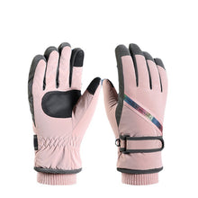 Load image into Gallery viewer, Ski Touch Screen Gloves Female Cycling Outdoor Sports Thickening Fleece-Lined Windproof Warm Electrombile Gloves