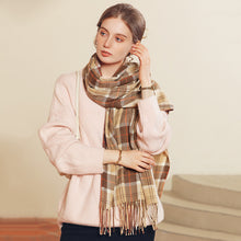 Load image into Gallery viewer, 2023 Plaid Scarf Batch Winter Artificial Cashmere Scarf Shawl Warm Scarf for Women