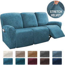 Load image into Gallery viewer, Stretch 1-2-3 Seater All-inclusive Elastic Recliner Sofas Cover Non-slip Convertible Reclining Relax Armchair Sofa Cover