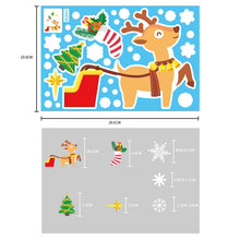 Load image into Gallery viewer, Christmas Decorations Glass Electrostatic Sticker Christmas Party Decoration Snowflake Window Stickers Christmas Hanging Ball Bell Stickers