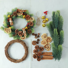 Load image into Gallery viewer, Christmas DIY Garland Vine Ring Handmade Material Package Holiday Activity Salon Member Gift Warm-up