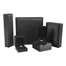 Load image into Gallery viewer, 4pcs/set Jewelry Storage Box Brushed PU Gift Ring Pendant Necklace Bracelet Holders Case with 4 boxes