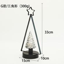 Load image into Gallery viewer, Glass Christmas Tree Christmas Ornament Table Decoration Luminous Small Night Home Layout Props Christmas Gift