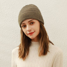 Load image into Gallery viewer, Solid Color Knitted Hat Children's Autumn and Winter New Korean Knitted Hat Students All-Match Dome Woolen Cap Beanie Hat Tide