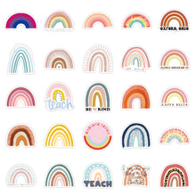 Load image into Gallery viewer, 50PCs Colorful Rainbow Bridge Graffiti Sticker Line DIY Li Box Mobile Phone Children Helmet Computer Sticker