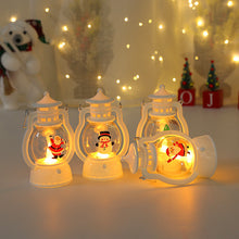 Load image into Gallery viewer, LED Christmas Decorative Lights Storm Lantern Santa Claus Snowman Barn Lantern Portable Lamp Christmas Gift Decoration Ornaments