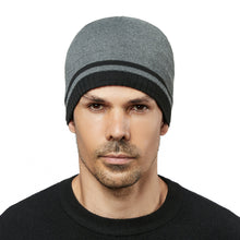 Load image into Gallery viewer, 2023 Winter Woolen Cap Fleece Lined Padded Warm Keeping Knitted Hat Men's Outdoor Cycling Sports Sleeve Cap