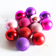 Load image into Gallery viewer, Christmas Decorations 3/4/5/6/8cm Barrel Electroplated Plastic Christmas Ball Set Christmas Tree Decoration Pendant