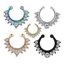 Load image into Gallery viewer, Fashion Simple Stainless Steel Fake Nose Ring Personality New Nose Ring Piercing Jewelry