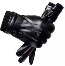 Load image into Gallery viewer, Gloves Men's Touch Screen Fleece-Lined Thickened Ski Driving Outdoor Electric Car Motorcycle Riding Gloves