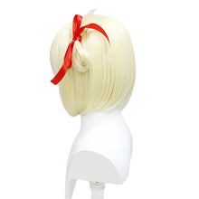 Load image into Gallery viewer, Lycoris Recoil Rico Les Raisins Cos Wig Jinmu Thousand Bundles Cos Wig Light Golden Bobhaircut Wig