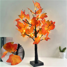 Load image into Gallery viewer, LED Artificial Tree Lights Colored Lights Christmas Festival Room Bedside Decorative Table Lamp Silver Birch Small Night Lamp
