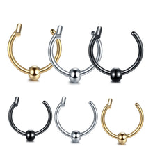 Load image into Gallery viewer, Earrings Nose Ring Piercing-Free Fake Labret Trendy Cool Men and Women Simple Piercing Jewelry