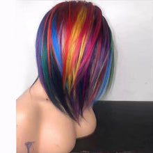 Load image into Gallery viewer, Female Wig Mixed Color Cosplay High-Temperature Fiber Rose Net Wig Wig