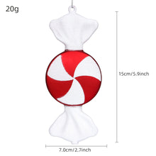 Load image into Gallery viewer, PVC Painted Sequins Candy Pendant 16cm Christmas Tree Decoration Party Gathering Arrange Hangings