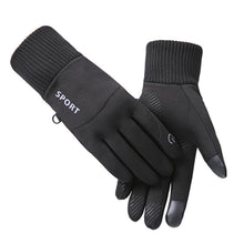 Load image into Gallery viewer, Cycling Fleece-Lined Thermal Touch Screen Windproof Waterproof Cold-Proof Non-Slip Outdoor Cycling Gloves