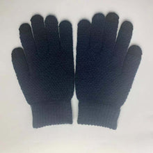 Load image into Gallery viewer, Warm Finger Riding Gloves Men's Solid Color with Fur Thickened Knitted Touch-Screen Gloves