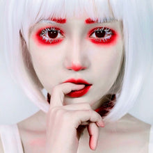 Load image into Gallery viewer, Wig Men's and Women's Collarbone Short Hair Bobo Korean Bobhaircut round Face Internet Celebrity Lolita Handsome White Full-Head Wig Style