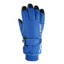 Load image into Gallery viewer, Gloves Children's Outdoor Cycling Waterproof Medium and Large Children's Waterproof Non-Slip Velvet Thickening Warm Supermarket