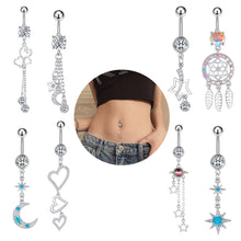 Load image into Gallery viewer, New Zircon Navel Stud Belly Ring Piercing Jewelry