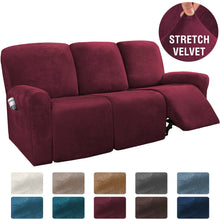 Load image into Gallery viewer, Stretch 1-2-3 Seater All-inclusive Elastic Recliner Sofas Cover Non-slip Convertible Reclining Relax Armchair Sofa Cover