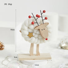 Load image into Gallery viewer, Christmas Gift Decoration Wooden Wool Felt Cute Santa Claus Christmas Tree Desktop Decoration Kids Gift