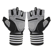 Load image into Gallery viewer, New Fitness Half-Finger Gloves for Riding Breathable Not Easy to Slide Lengthened Wrist Strap