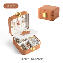 Load image into Gallery viewer, Jewelry Storage Box Earrings PU Leather Ring Portable Holders Case
