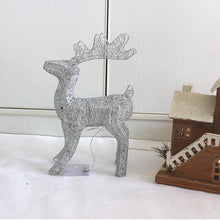 Load image into Gallery viewer, Decoration Luminous Iron Christmas Deer Christmas Scene Decorative Ornaments Shopping Mall Hotel Christmas Iron Gold and Silver Deer