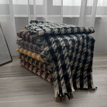 Load image into Gallery viewer, Fashion Plaid Scarf Winter Korean Style Sweet Cashmere Thickened Warm Shawl Gift