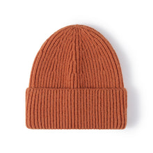 Load image into Gallery viewer, Winter Outdoors Fashion Simple Men's Knitted Hat Light Board Warm Beanie Hat Female Thickened Student Wool Hat