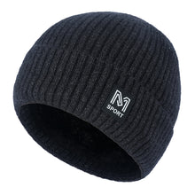 Load image into Gallery viewer, Winter New Wool Hat Autumn and Winter Thermal Knitting plus Velvet Thickened Cold Protection Cotton-Padded Cap Cycling