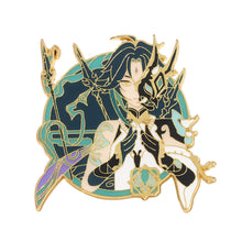 Load image into Gallery viewer, Cartoon Anime Game Derivative Golden M Badge Original God Brooch Sweet Rain Wendi Eye of God Carved Sunny Brooch