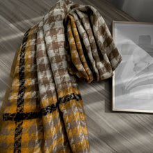 Load image into Gallery viewer, Fashion Plaid Scarf Winter Korean Style Sweet Cashmere Thickened Warm Shawl Gift